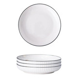 Plato Posillo Ceramica Hondo 18 Cmdiámetro Set 4 Unidades