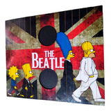 Esteira Flexível De Sofá Porta Copos - The Beatles Simpsons