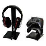 Suporte Fone De Ouvido Headset + Suporte P/ 2 Controles Ibox