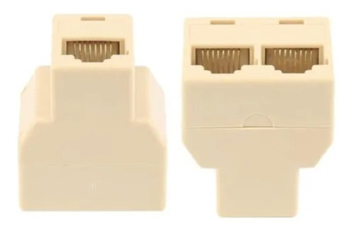 Adaptador Splitter Rj45 Red Cat5 6 Lan 1 A 2 