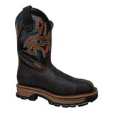 Bota Vaquera Casco De Acero P. Trabajo Jar Boots Water Proof