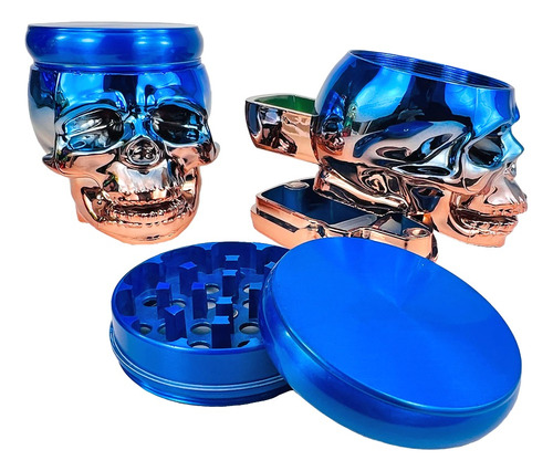 Picador Grinder 5 Partes 60mm C/cajon Imán Calavera Skull