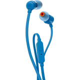 Auriculares Jbl T110 In-ear Pure Bass Microfono Azul