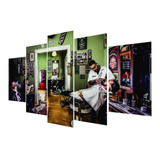 Quadro Decorar Barbe Shop Barbearia Salão Beleza Masculino