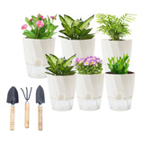 Macetas De Riego Flores Jardin Automático Para Plantas, 6pcs