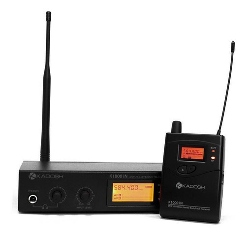 Sistema De Monitoramento In Ear K-1000 In Uhf - Kadosh