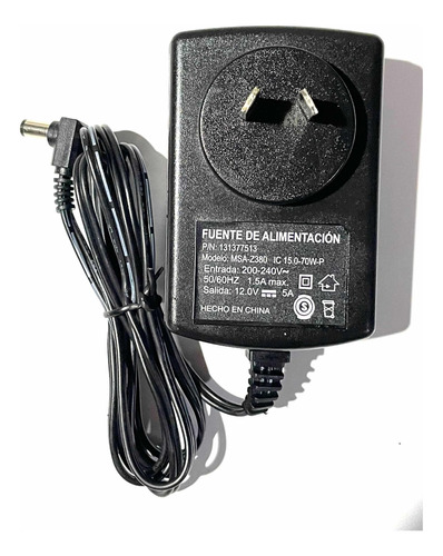 Fuente De Alimentación 12volt 5amp Plug 5.5 X 2.5