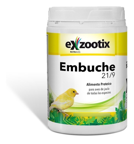  Pasta Embuche 21/9 Aves Pichones Canarios Exzootix 500gr