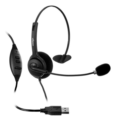 Headset Unixtron Hd800 Flex, Usb