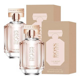 Paquete The Scent Hugo Boss 100ml Dama Original 2 Pzas