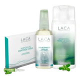 Kit Control Caida Shampoo + Ampolla + Bioactivador Laca