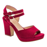 Zapatilla Mujer D'cristian 603 Rojo 090-409