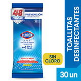 Toallitas Desinfectantes Clorox Flowpack 30 Piezas Con Aroma