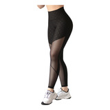 Legging Deportivo Galasport Elite Nof Corzn Negra Mesh