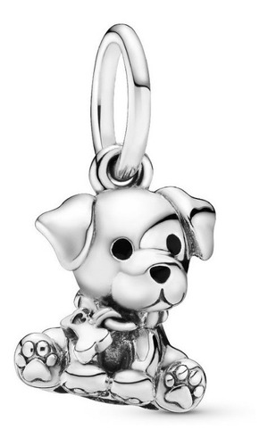 Dije Charm Pandora  Perro Mascota Labrador Plata Original