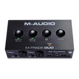 Interface De Áudio M-audio Usb 2 Canais M-track Duo 