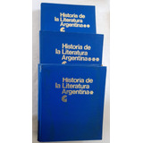 Historia De La Literatura Argentina - 3 Tomos Completa Ceal