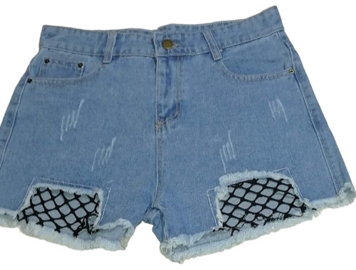 Shorts Jeans Mujer Denim Mezclilla Verano