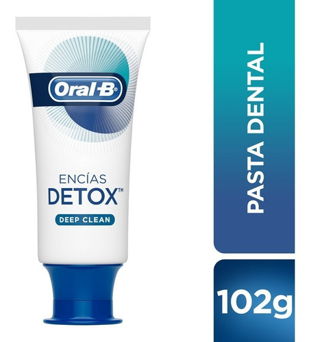 Pasta Dental Oral-b Detox Deep Clean 102 G
