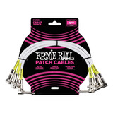 Cable Instrumento Ernie Ball 6055 Patch 30 Cm Pack 3