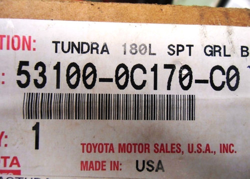 Parrilla 100% Original Color Negro Toyota Tundra 2007-2009  Foto 5