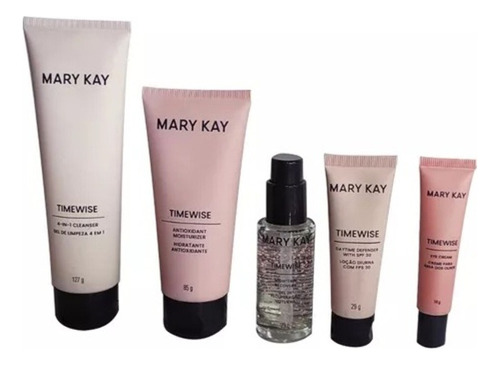 Kit Mary Kay Skincare Sistema Timewise Avançado 3d