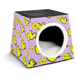 Hi Yellow Duck Pet House Cama Portátil Para Perros, Sofá Par