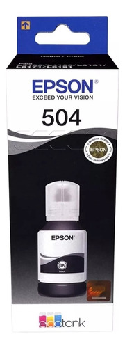 Tinta 504 Negra Original Para Epson L6191 L6171 L6161 L4150