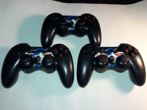 Lote De Joystick Para Ps3 Y Pc Action 10(bateria Agotada)