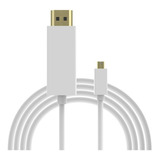 Cable Thunderbolt Mini Displayport Hdmi 180cm Compatible Mac Color Blanco