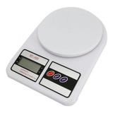 Balança Eletronica Digital De Cozinha Até 10kg 123util Capacidade Máxima 10 Kg Cor Branco