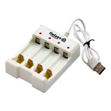 Cargador 4 Canales Para Pilas Aa/aaa Usb Deleex