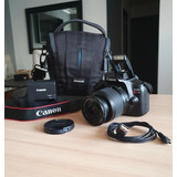 Camara Canon T6 + Lente 18-55mm + Bolso 