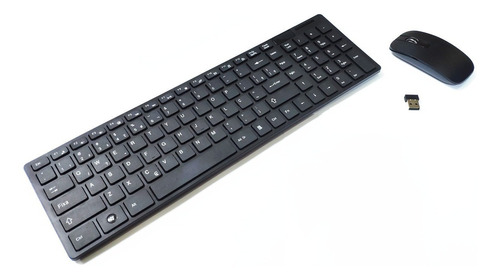 Kit Teclado Mouse Slim Sem Fio Bluetooth Português Brasil