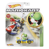 Hot Wheels Mario Kart: Yoshi Mach B Escala 1:64