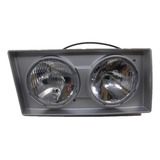 Optica Faro Camion Vw Worker Doble Aro Gris