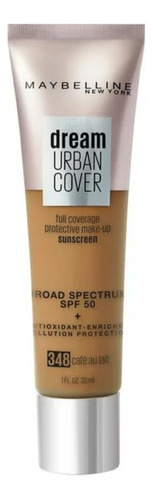 Base O Contorno Liquido Maybelline - 348 Cafe Au Lait