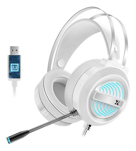 Auriculares X9 Con Cable Usb Gaming 7, Micrófono 7 Led Para