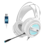 Auriculares X9 Con Cable Usb Gaming 7, Micrófono 7 Led Para