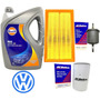 Kit Service 3 Filtros + Aceite 10w40 Vw Bora 1.8 Turbo 2.0 VOLKSWAGEN GLI