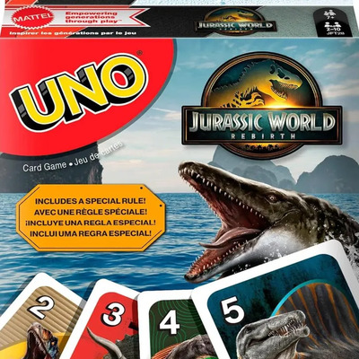 Juego De Cartas Jurassic World Rebirth De UNO Mattel | MercadoLibre