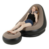 Sofa Inflable Con Reposa Pies