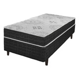 Cama Box Solteiro + Colchão San Francisco Ortopédico 88cm