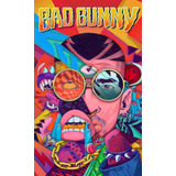 Poster Bad Bunny Autoadhesivo 100x70cm#1820
