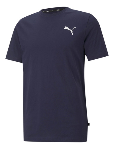 Camiseta Puma Ess Small Logo Tee Hombre-azul