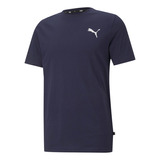 Camiseta Puma Ess Small Logo Tee Hombre-azul