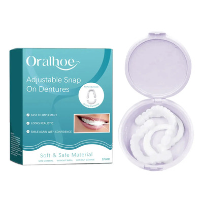 Dientes Postizos Temporal Carilla Dental Completa Dental | MercadoLibre