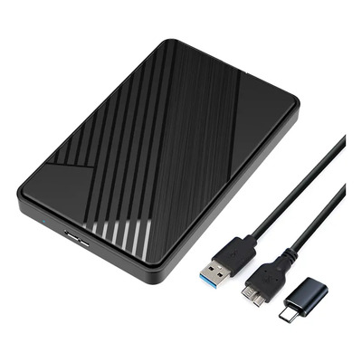 Jeeyee Carcasa De Disco Duro Caja Case Externo Portátil Usb 3.0 Ssd Hdd Sata De 2.5 Pulgadas Conector Tipo C Adata Negro | MercadoLibre