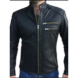 Campera Hombre De Cuero Vacuno Clasico