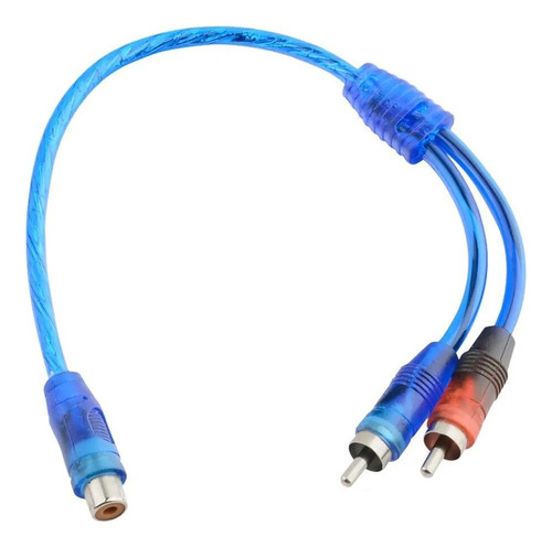 Cable Y 2 Machos 1 Hembra Audio Subwoofer Sonido Auto